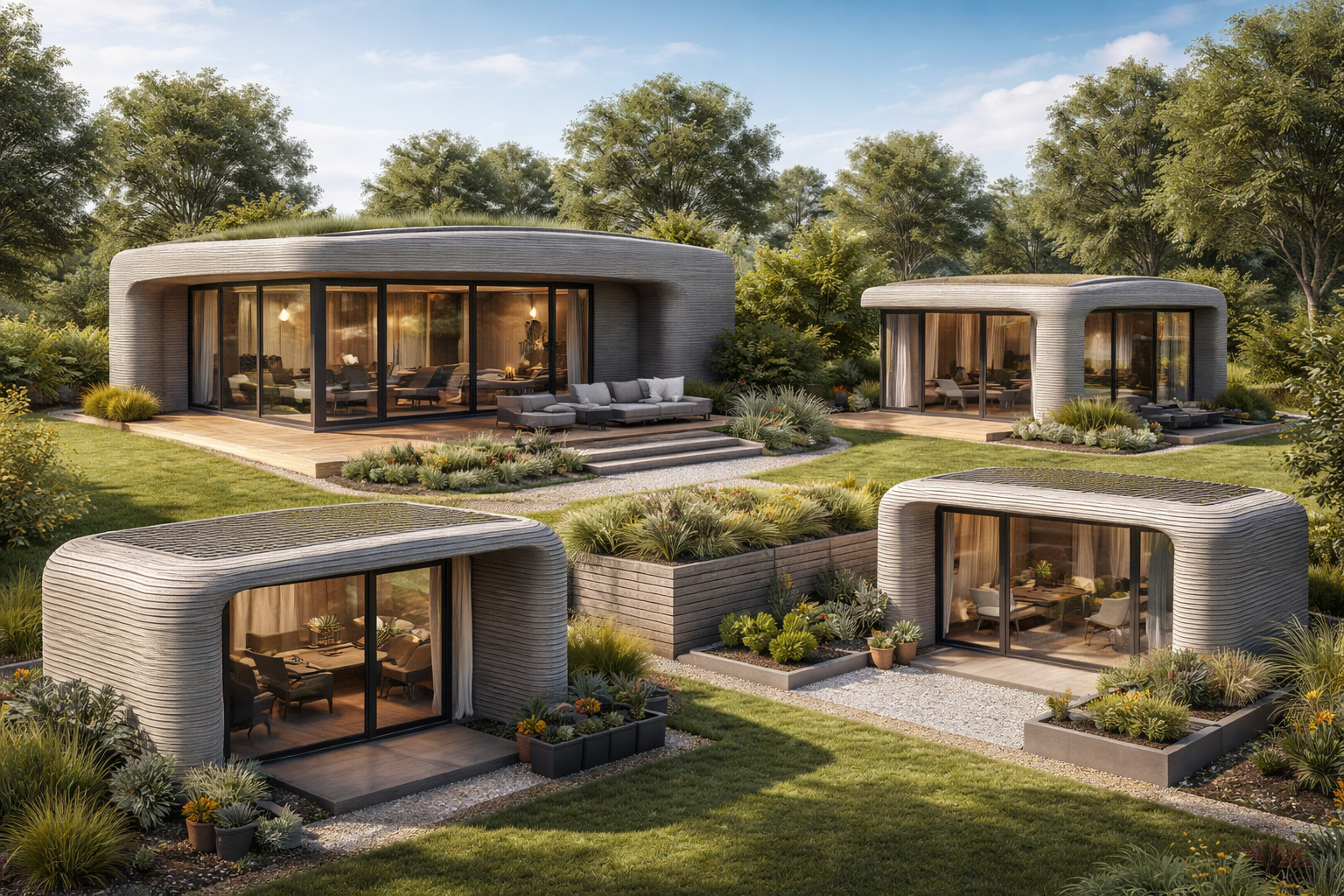 3D printed off-grid HABITAT Pro structure West Texas