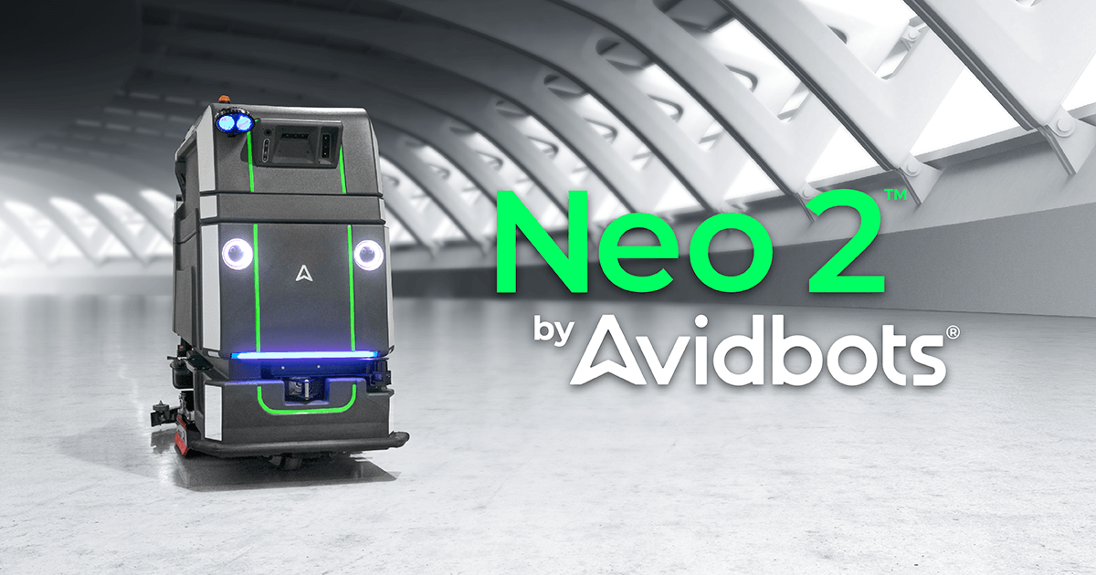 Avidbots Neo 2 commercial floor scrubbing AMR
