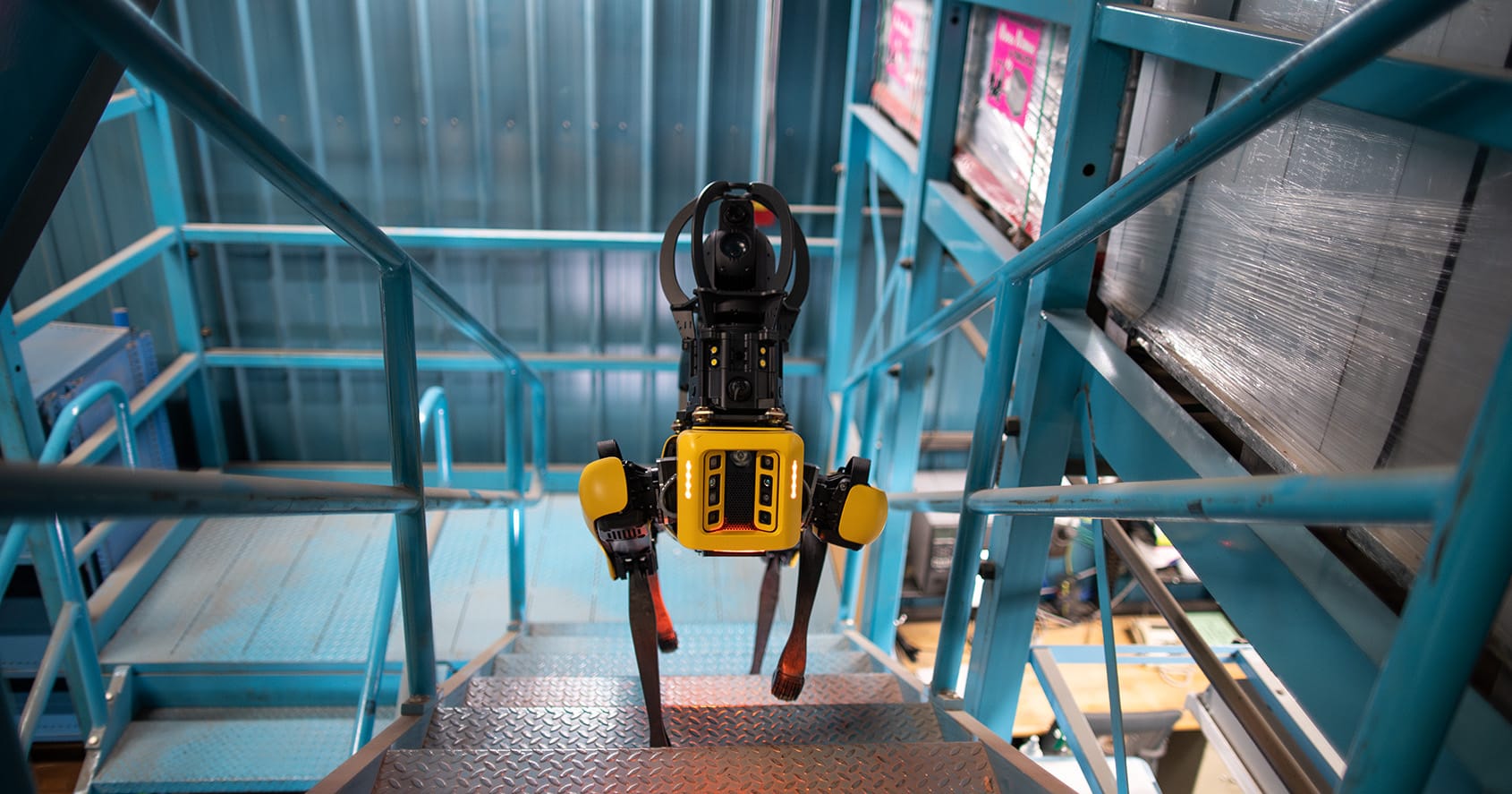 Boston Dynamics Spot quadruped robot industrial inspection